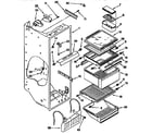 Kenmore 1069542981 refirgerator liner diagram