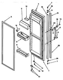 Refrigerator door