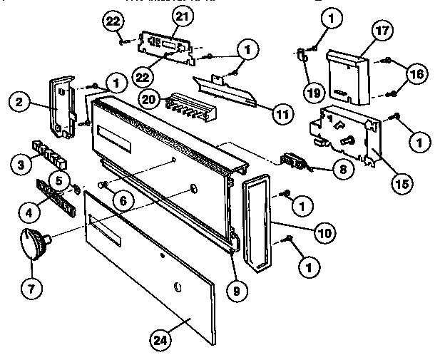 CONSOLE PANEL PARTS