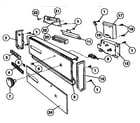 Kenmore 5871444990 console panel parts diagram