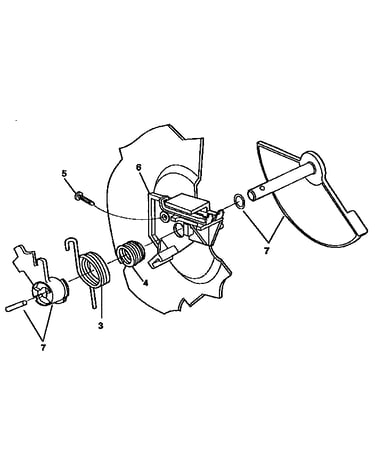 Detergent cup parts