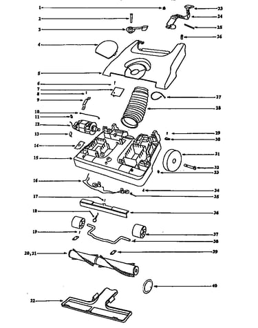 Nozzle and motor assembly