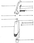 Handle and bag housing