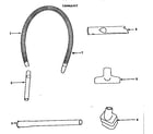 Kenmore 860C6446A/AT attachment parts diagram