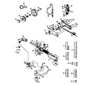 McCulloch TITAN 2560 A/V 12-400064-03 shaft / shield / cutter assembly diagram