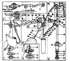 Sears 73849601 functional replacement parts diagram