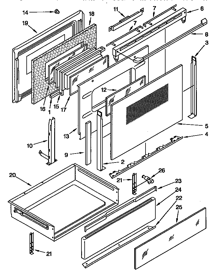 Door and drawer