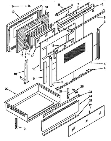 Door and drawer