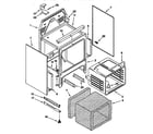 Kenmore 664KERH507YWH1 oven chassis diagram