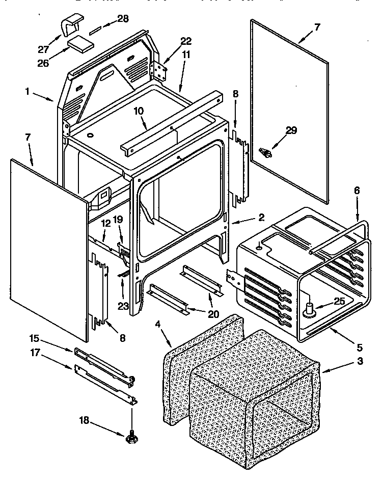 Oven chassis