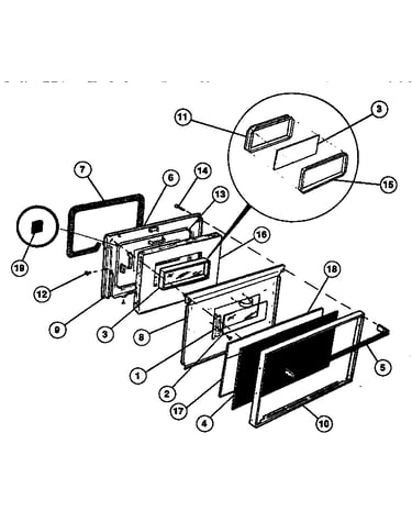 Oven door