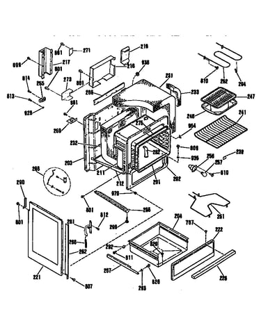 Oven body