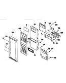 Microwave control panel section