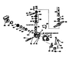 Kenmore 3631554994 motor pump mechanism diagram