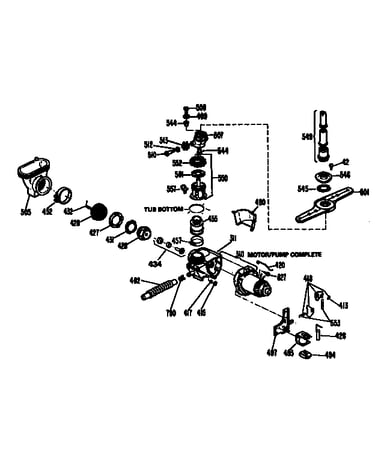 Motor pump mechanism