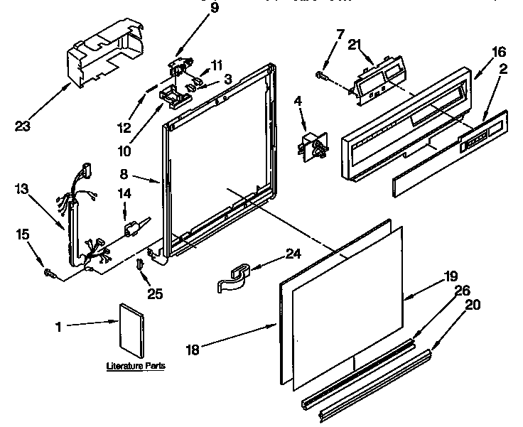 Frame and console parts