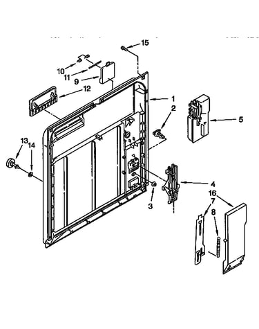 Inner door parts