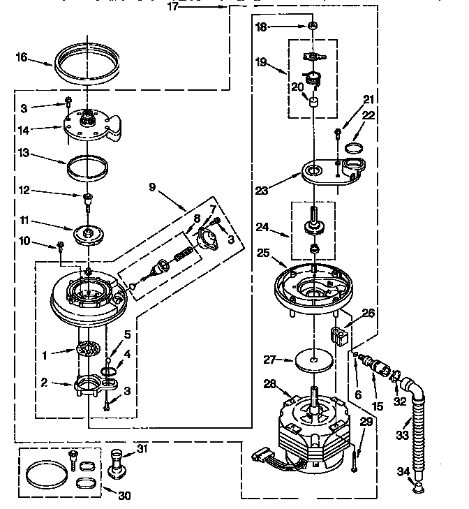 Pump and motor parts