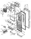 Refrigerator door