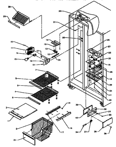 Freezer shelving