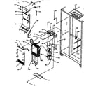 Amana SXD25A-P1162436W evaporator and air handling diagram