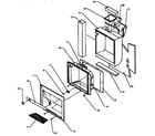 Amana SXD25A-P1162436W ice and water cavity diagram