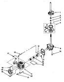 Brake, clutch, gearcase, motor and pump