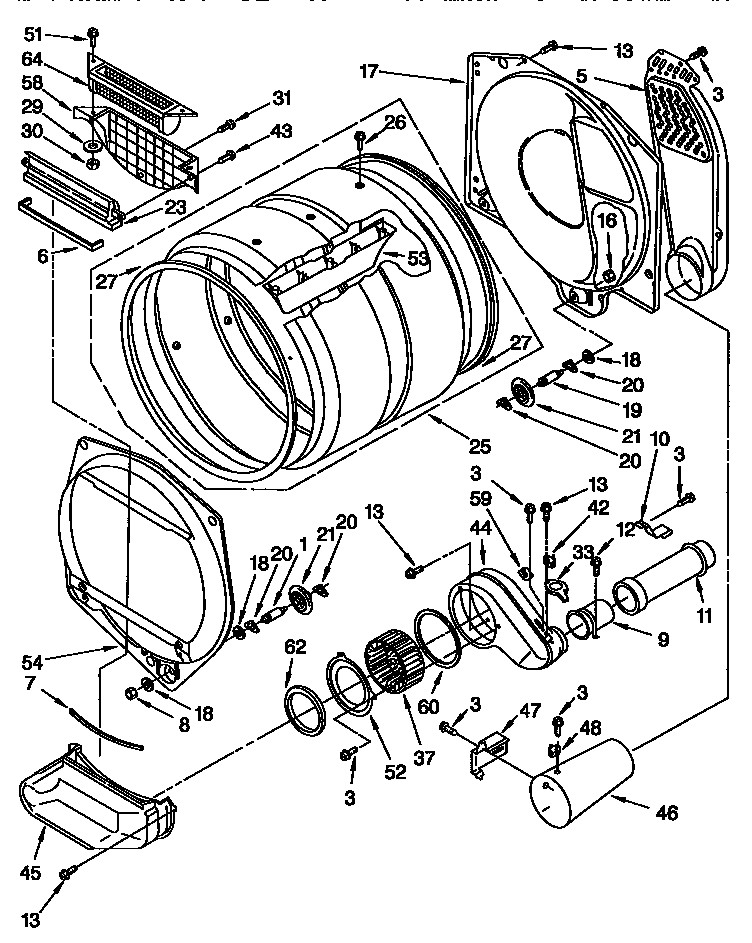 Upper and lower bulkhead