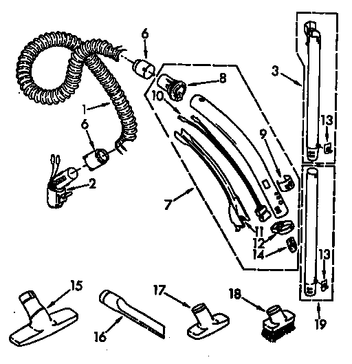 Hose and attachment