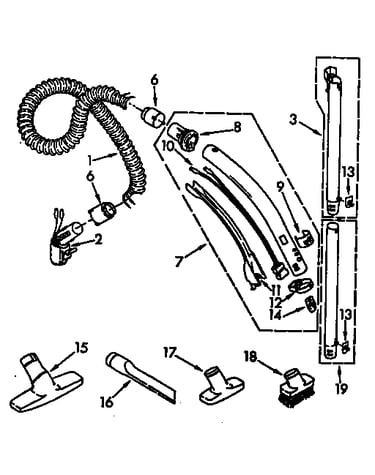 Hose and attachment