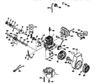 Craftsman 536884670 tecumseh 2-cycle engine diagram
