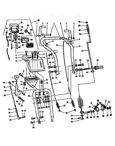 Upper handle assembly