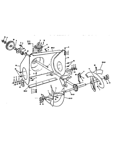 Auger housing assembly