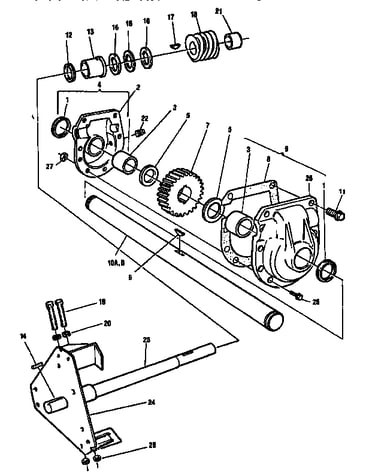Gear box assembly