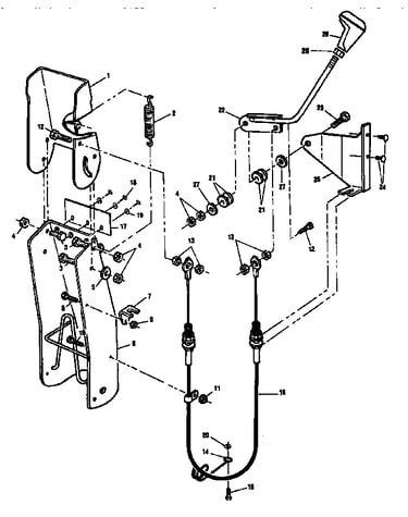 Remote chute assembly