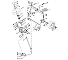 Craftsman 917255981 steering assembly diagram