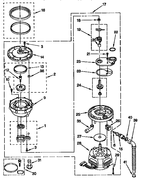 Pump and motor parts