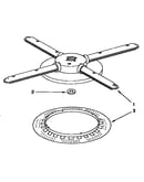 Lower washarm and strainer parts