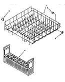 Lower rack parts