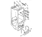 Whirlpool ED22DCXBB00 refrigerator liner diagram
