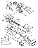 Motor and ice container