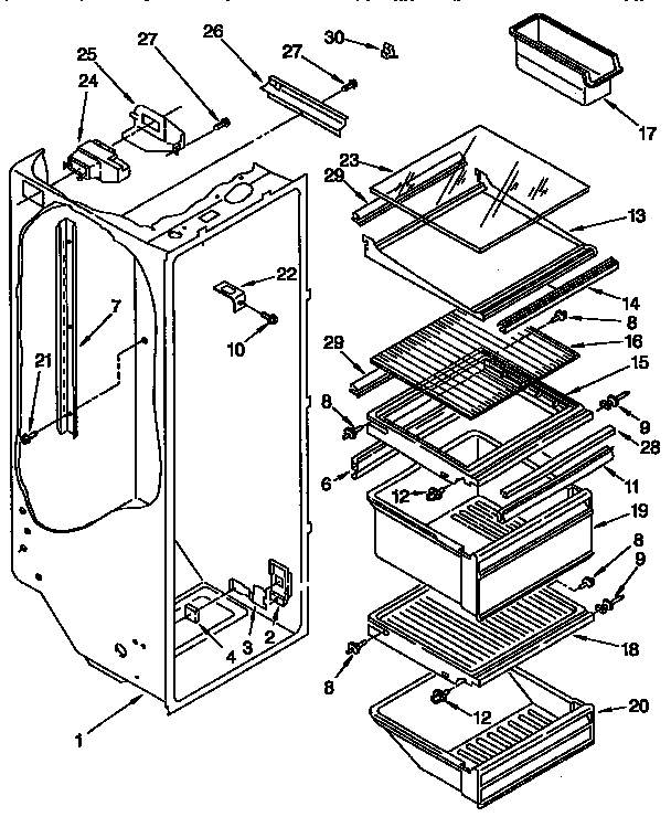 Refrigerator liner
