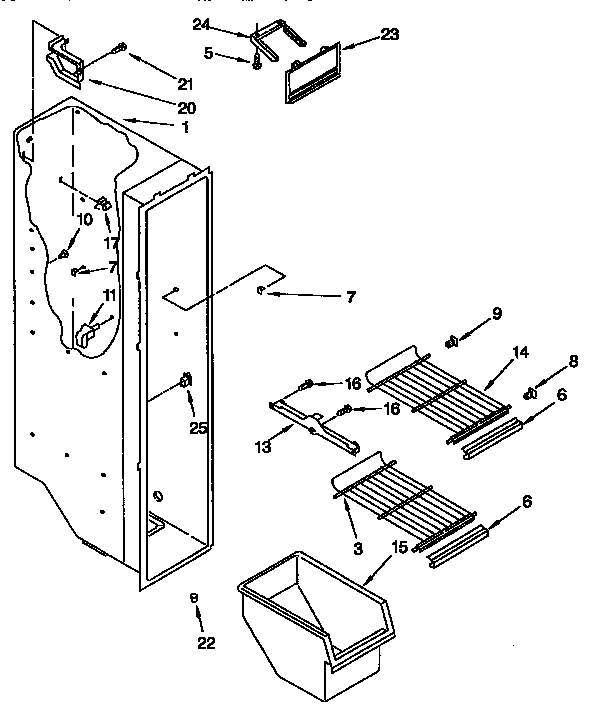 Freezer liner