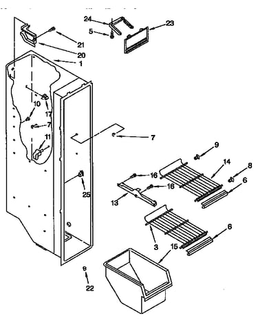Freezer liner