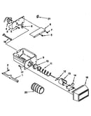 Motor and ice container