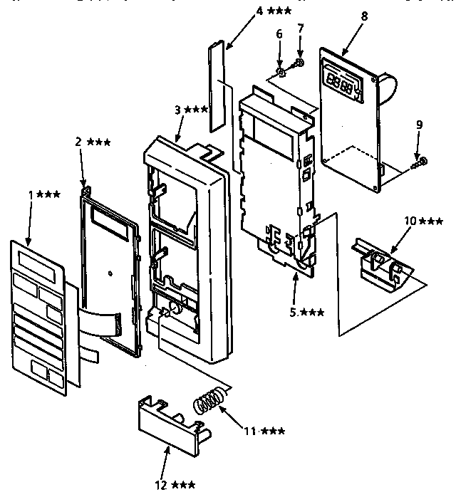 CONTROL PANEL PARTS