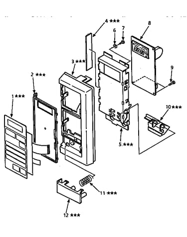 Control panel parts