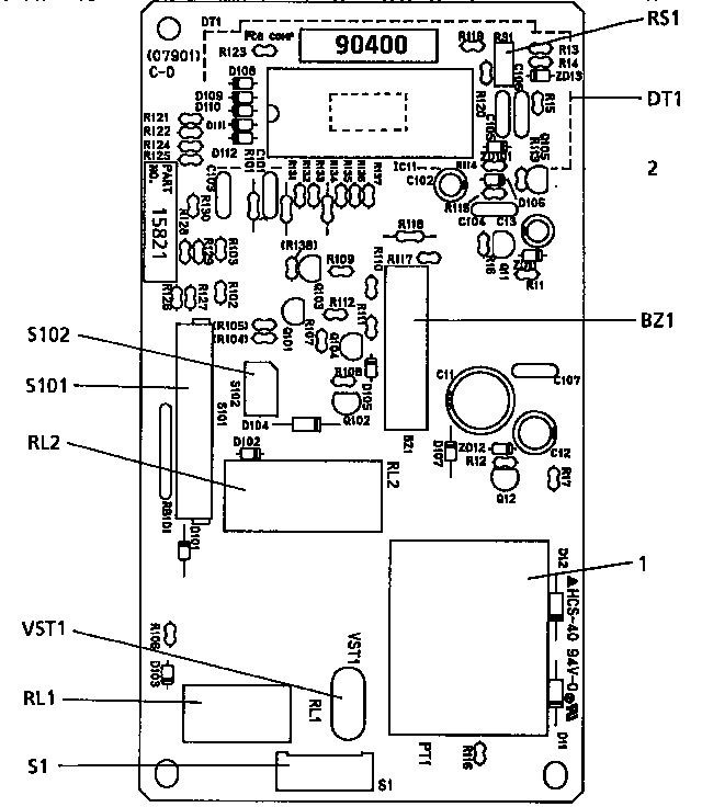 POWER & CONTROL CIRCUIT BOARD