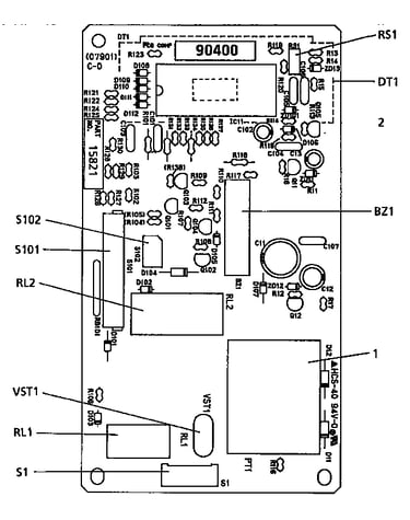 Power & control circuit board