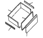 Amana ARH660E-P1167404SE storage drawer assembly diagram